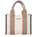 Burberry håndveske med vintageeffekt i beige stoff
