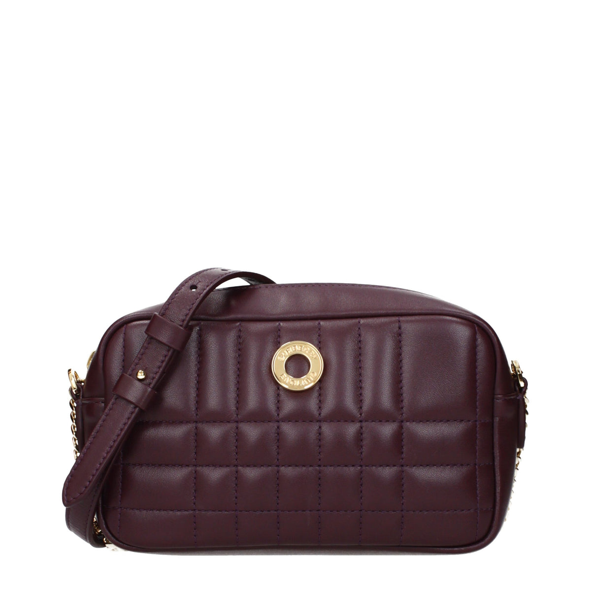 Burberry Crossbody Bag in Red Leather