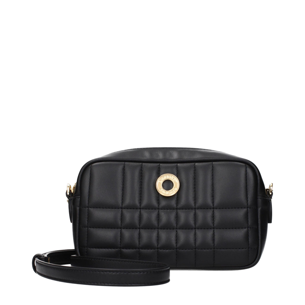 Burberry crossbody-veske i svart skinn