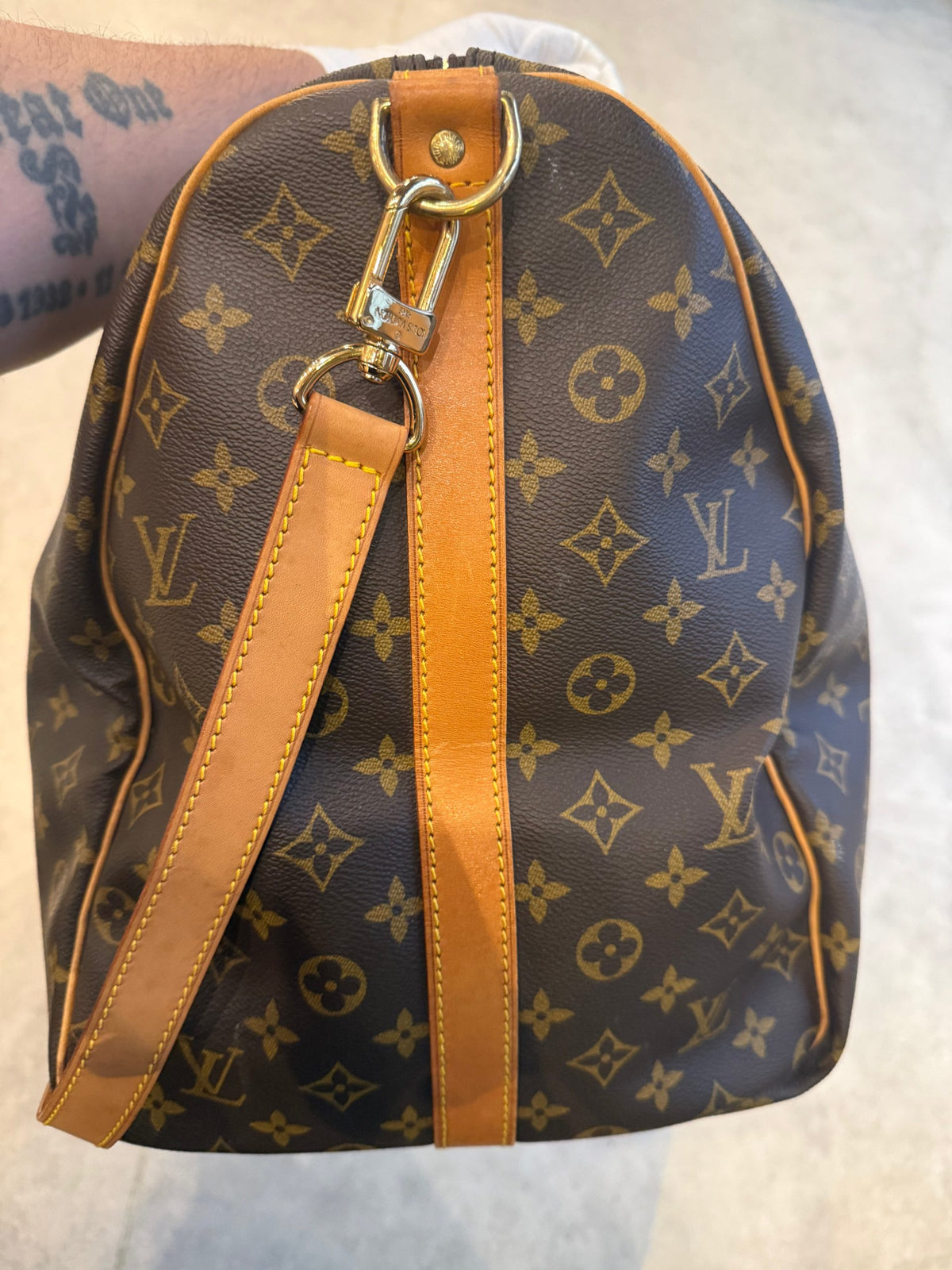 Louis Vuitton Keepall 60 reiseveske i Monogram-canvas – bilde 5