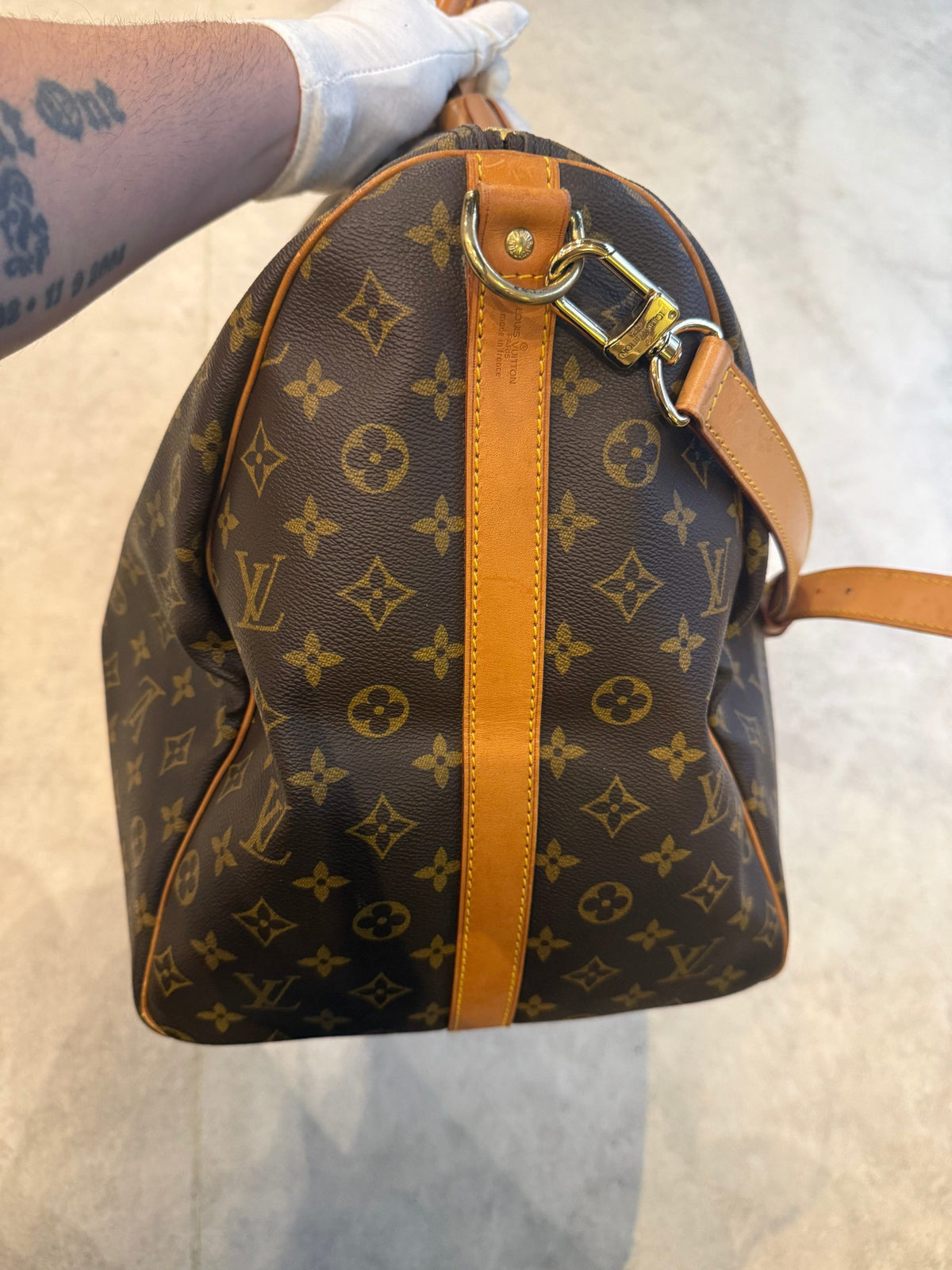 Louis Vuitton Keepall 60 reiseveske i Monogram-canvas – bilde 6