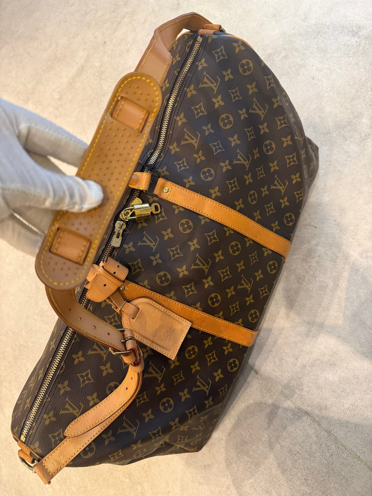 Louis Vuitton Keepall 60 reiseveske i Monogram-canvas – bilde 7