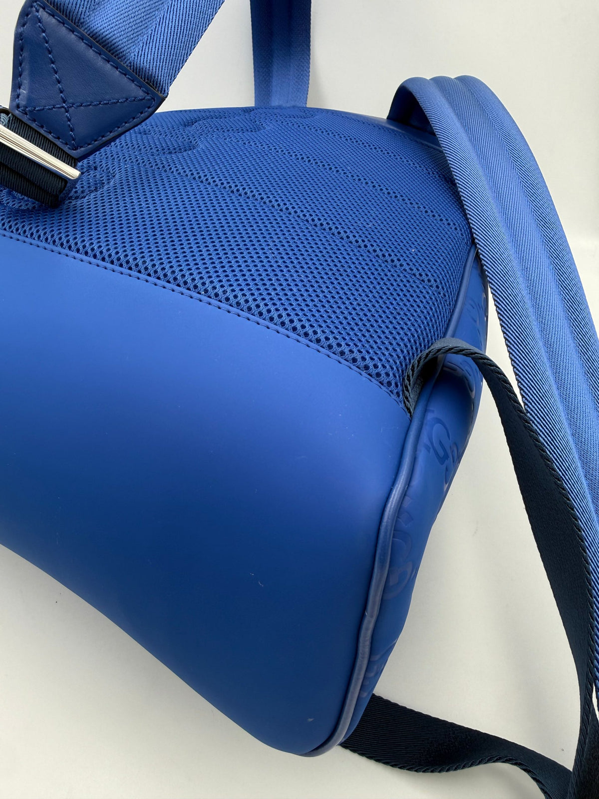 Gucci GG Backpack in Blue Leather – image 7