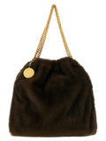 Stella McCartney Falabella Shoulder Bag in Brown Polyester