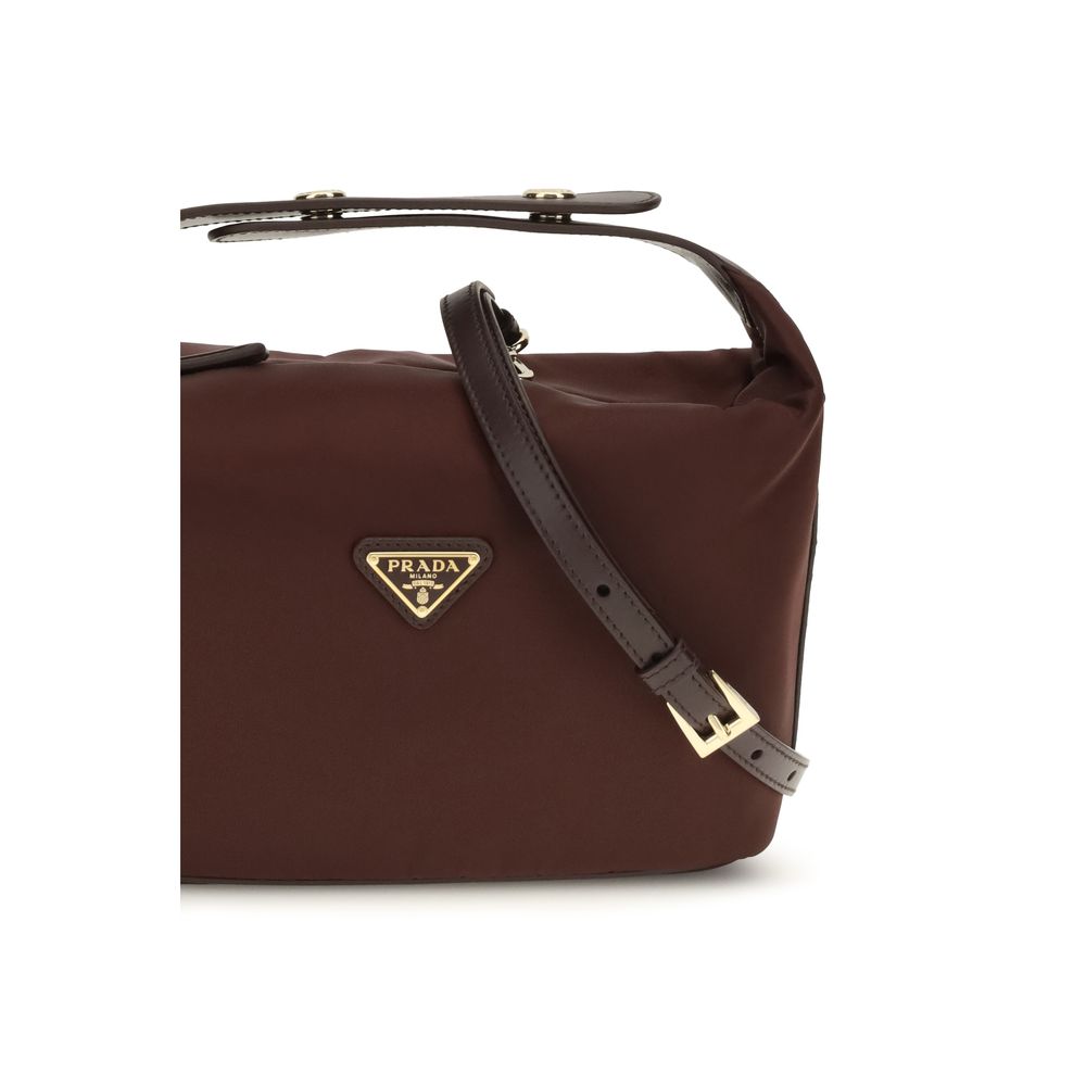 Prada Bordeaux Recycled Polyamide Handbag