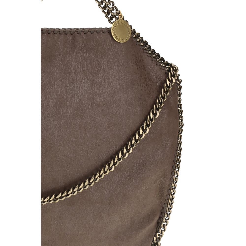 Stella McCartney Falabella Foldable totebag i brun polyamid – bild 4