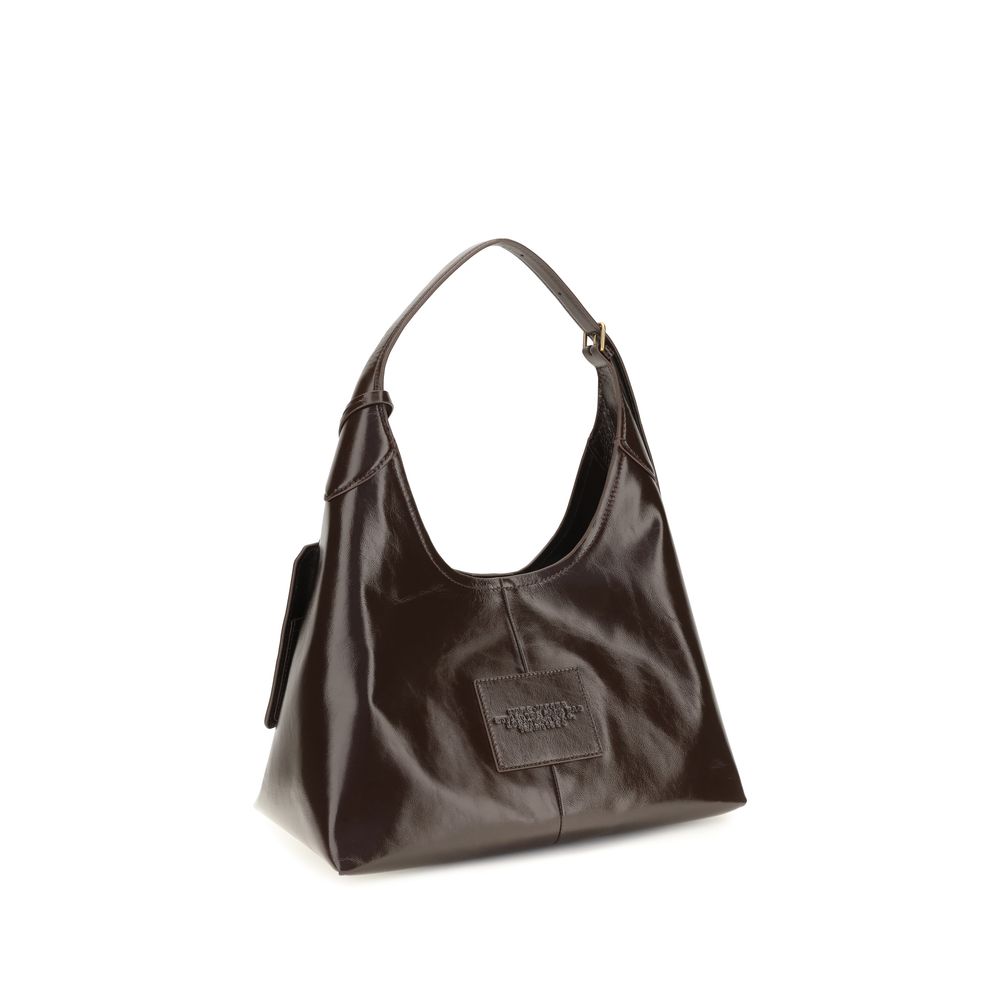 Marc Jacobs Sack Shoulder Bag in Brown Crinkle Calf Leather – image 3