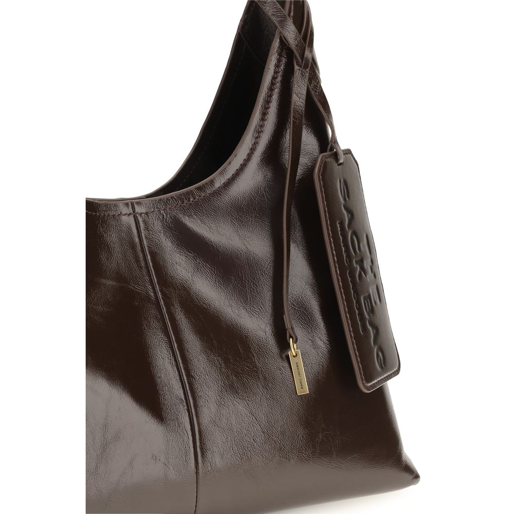 Marc Jacobs Sack Shoulder Bag in Brown Crinkle Calf Leather – image 4