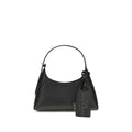 Marc Jacobs Small Belted Sack Shoulder Bag in Black Pebbled Calf Leather