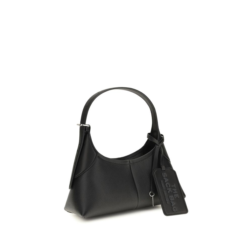 Marc Jacobs Small Belted Sack Shoulder Bag in Black Pebbled Calf Leather – image 2