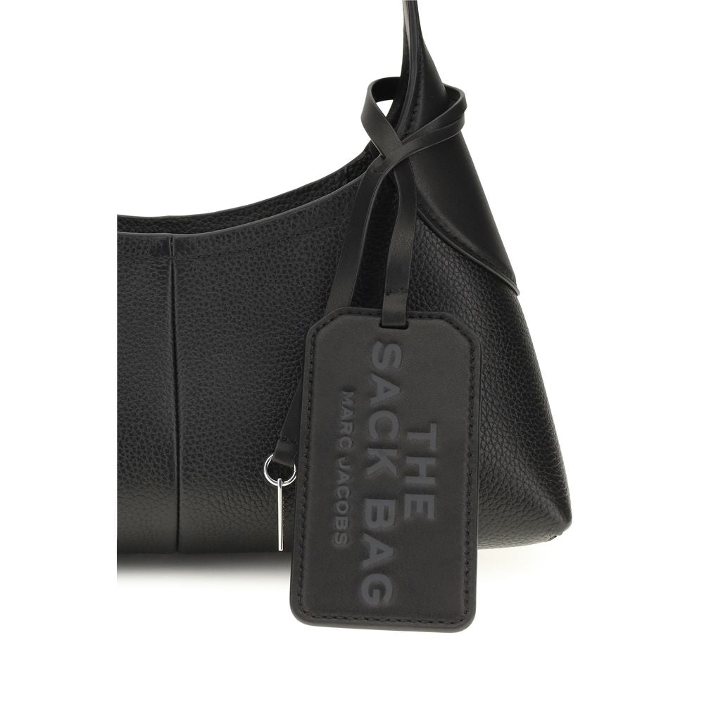Marc Jacobs Small Belted Sack Shoulder Bag in Black Pebbled Calf Leather – image 4