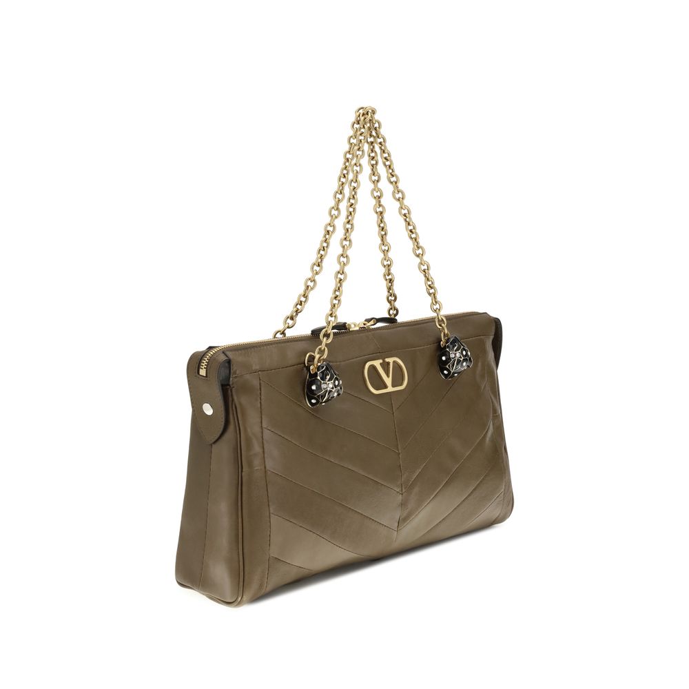 Valentino Garavani Medium Panthea Shoulder Bag in Bicolour Nappa Leather – image 2