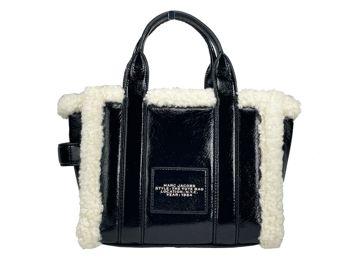 Marc Jacobs The Mini Tote Bag i crinkle-skinn – bild 3