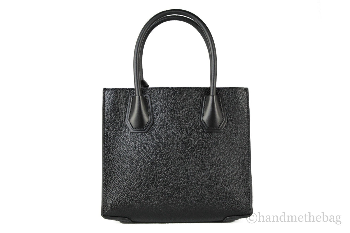 Michael Kors Mercer Medium crossbody-väska i svart skinn – bild 3