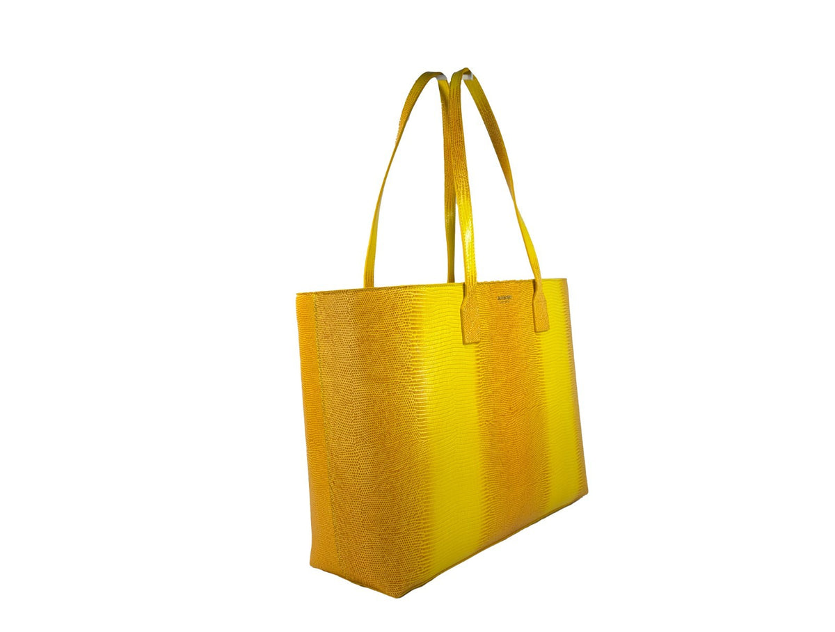 Burberry London Medium totebag i präglat skinn – bild 2
