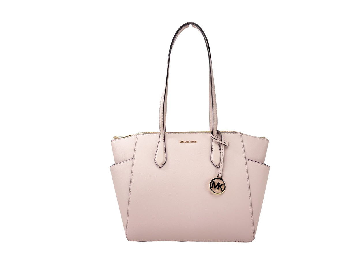 Michael Kors Marilyn Medium Signature totebag i Powder Blush