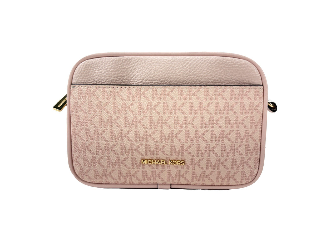 Michael Kors Small camera bag crossbody-väska i Powder Blush