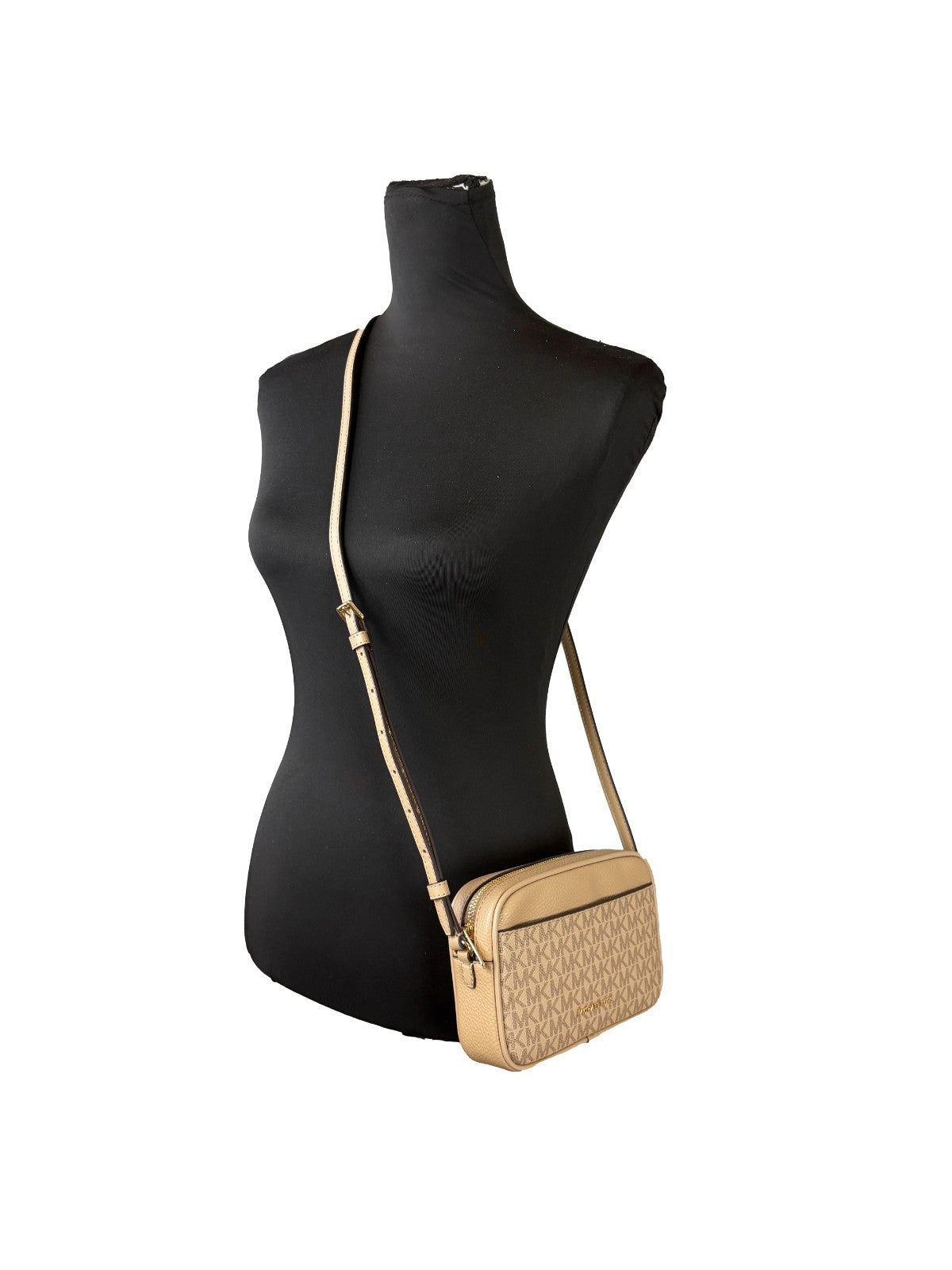 Michael Kors Small camera bag crossbody-väska i skinn och PVC – bild 3