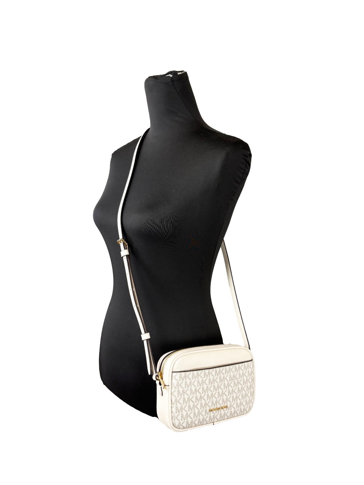 Michael Kors Small camera bag crossbody-väska i skinn och PVC – bild 3