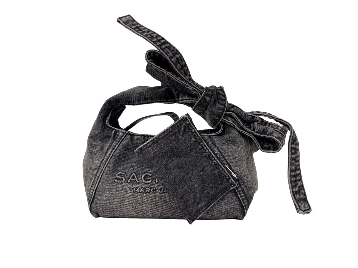 Marc Jacobs The Bow Sack Bag i denim – bild 2