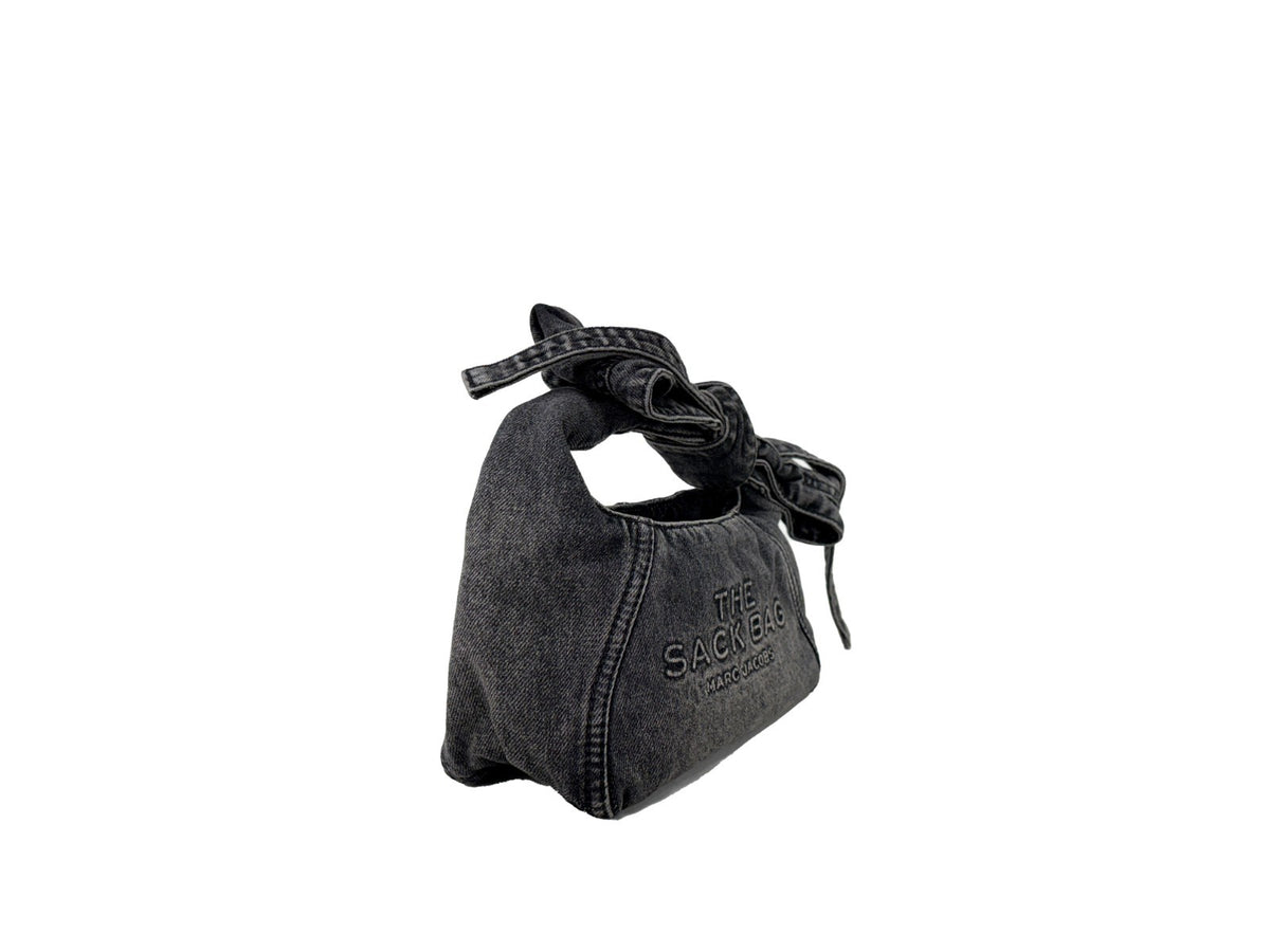Marc Jacobs The Bow Sack Bag i denim – bild 3