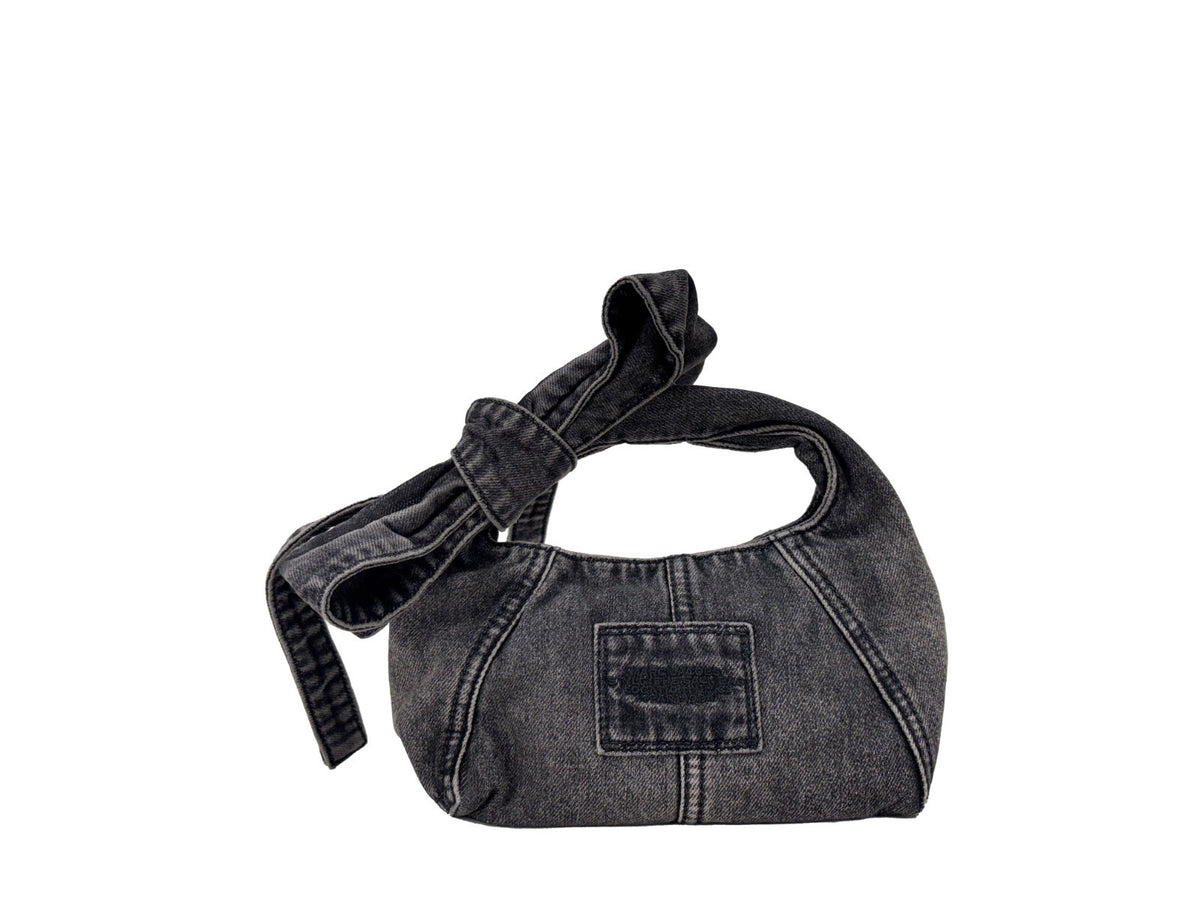 Marc Jacobs The Bow Sack Bag i denim – bild 4