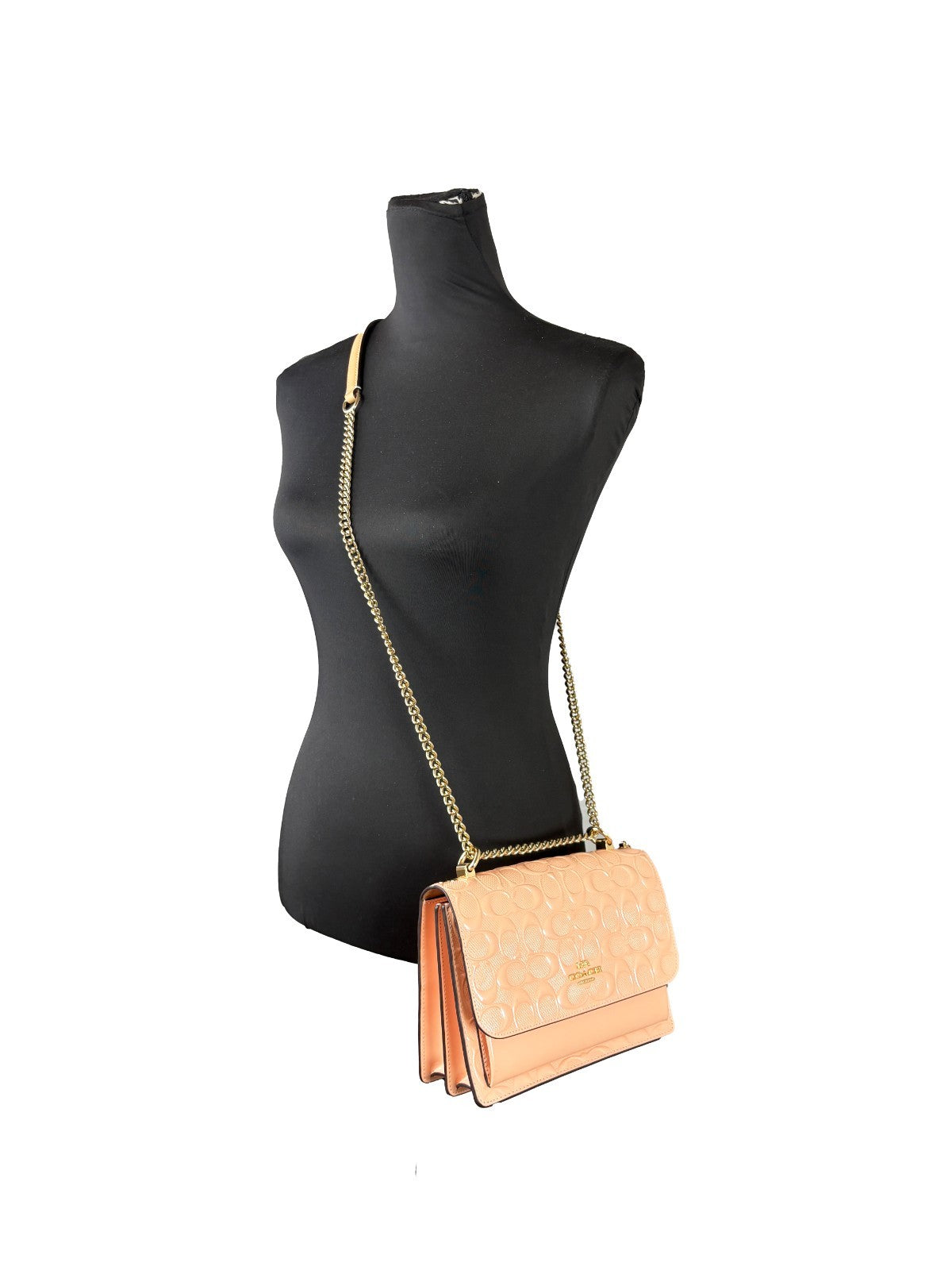 Coach Klare crossbody-väska i Faded Blush skinn – bild 4