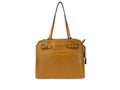 Coach Easton totebag i brunt skinn
