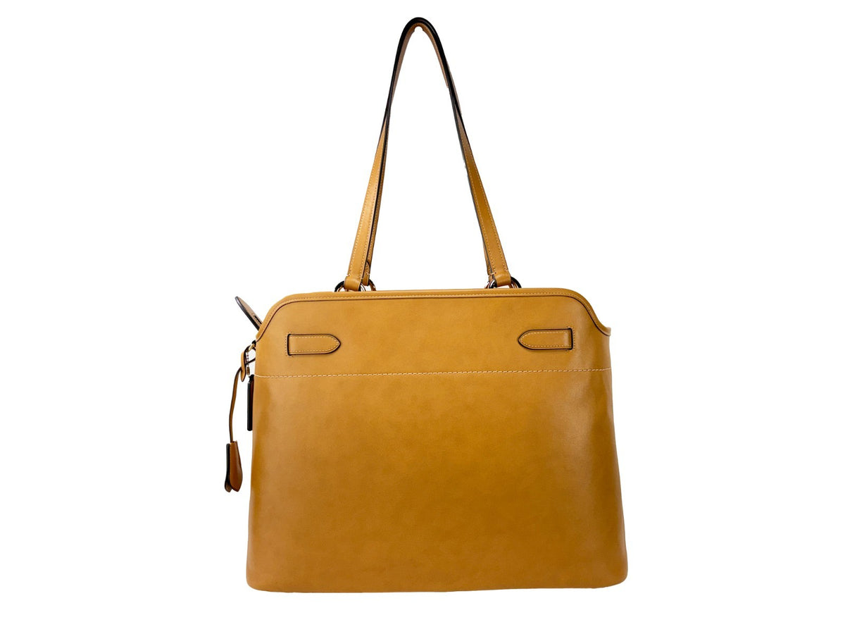 Coach Easton totebag i brunt skinn – bild 3