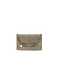 Stella McCartney Falabella Chain Wallet veske i grå Shaggy Deer