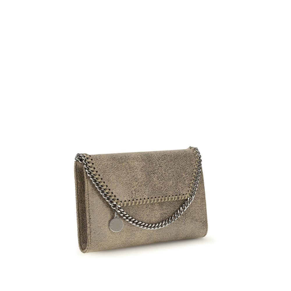 Stella McCartney Falabella Chain Wallet veske i grå Shaggy Deer – bilde 2