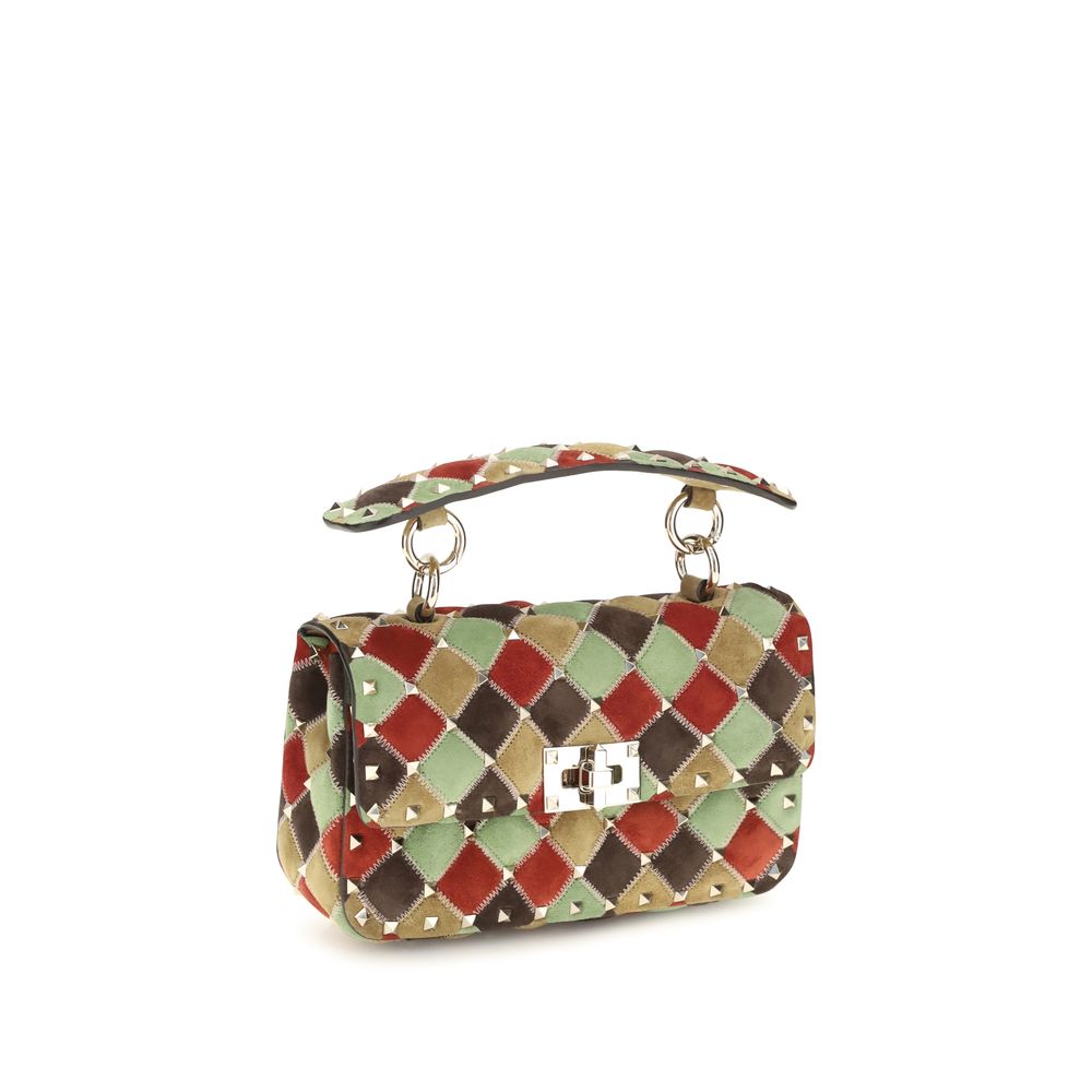 Valentino Garavani Rockstud Spike Small Shoulder Bag in Multicolour Suede – image 2