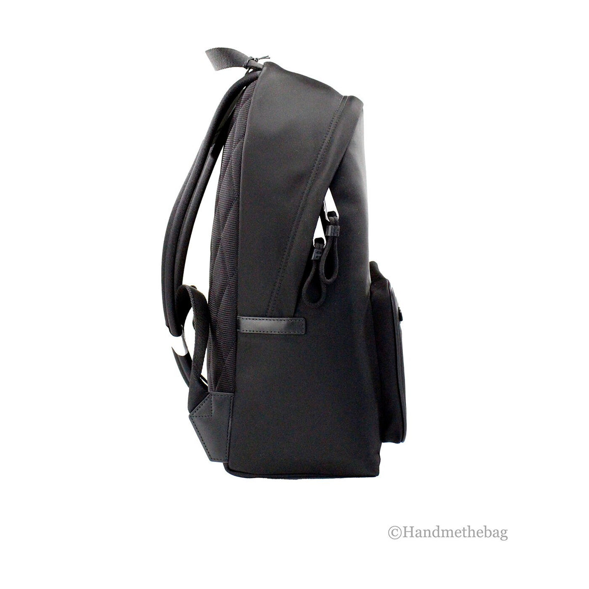 Burberry Abbeydale Large ryggsekk i svart nylon – bilde 3