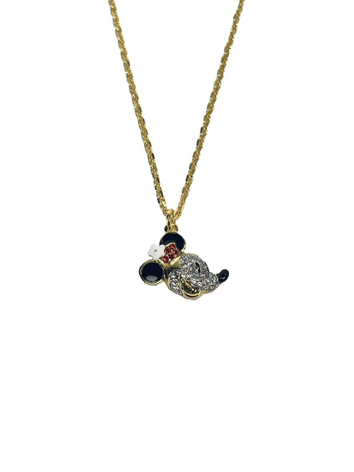 Kate Spade x Disney 100 Minnie Mouse halskjede i gulltone