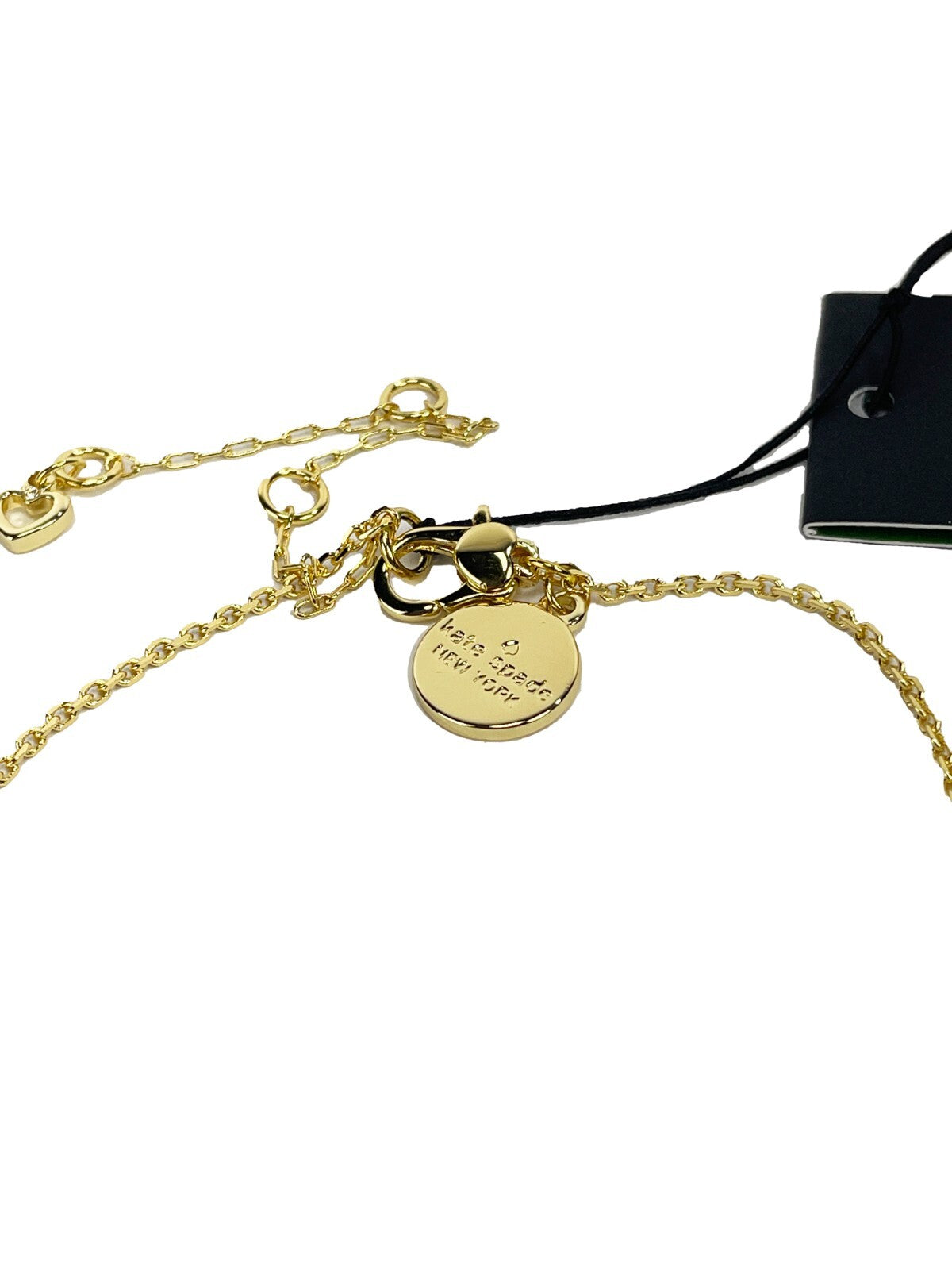 Kate Spade x Disney 100 Minnie Mouse halskjede i gulltone – bilde 4