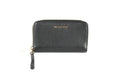 Michael Kors Jet Set Travel Large mobillommebok i svart narvet skinn