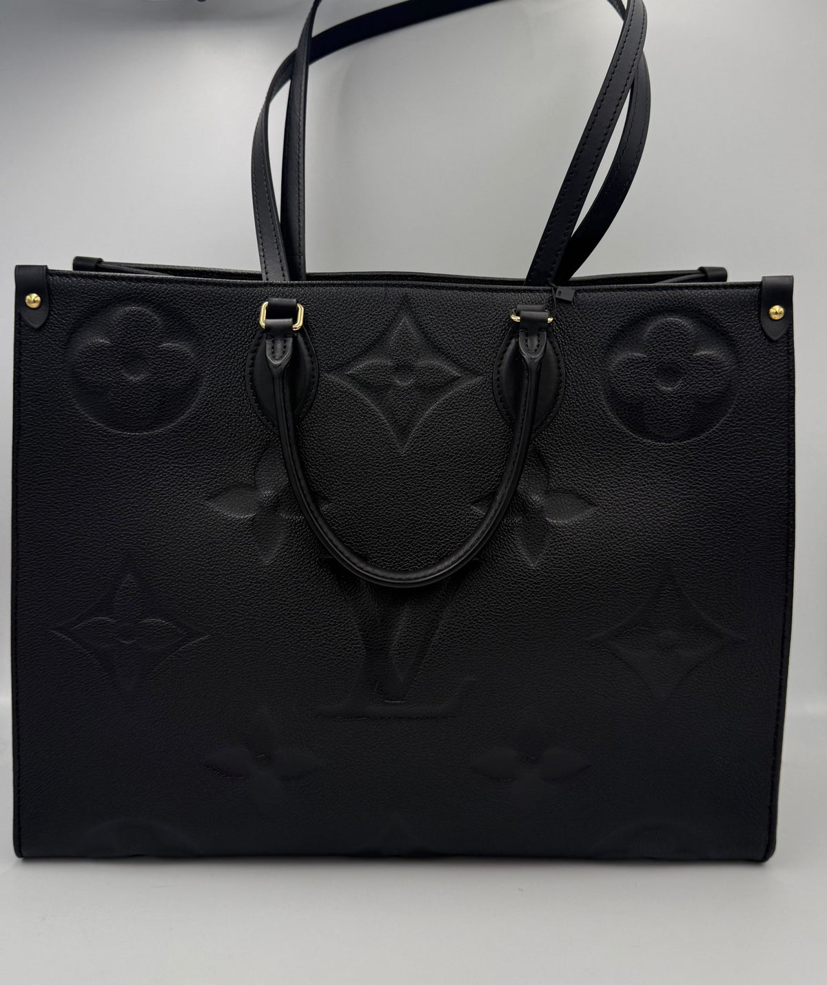 Louis Vuitton OnTheGo GM handväska i Monogram Empreinte