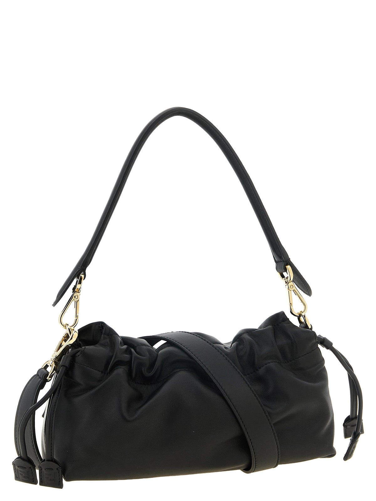 Fendi Baguette Soft Medium håndveske i svart nappa-lammeskinn – bilde 2
