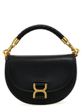Chloé Marcie Handbag in Black Calfskin Leather
