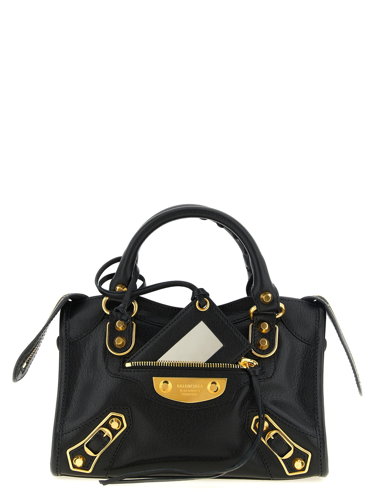 Balenciaga Le City Mini handväska i svart getskinn