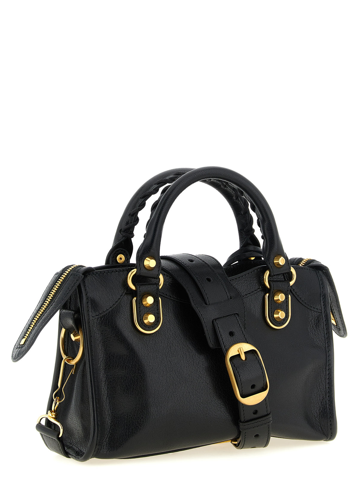 Balenciaga Le City Mini handväska i svart getskinn – bild 2