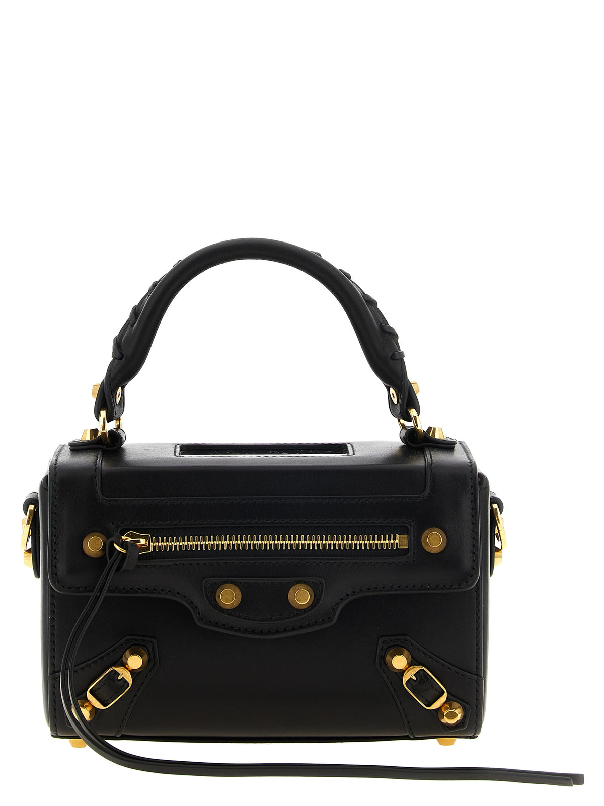 Balenciaga Box Le City Sleek handväska i svart kalvskinn