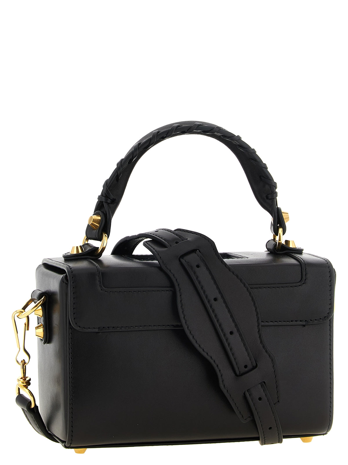 Balenciaga Box Le City Sleek handväska i svart kalvskinn – bild 2