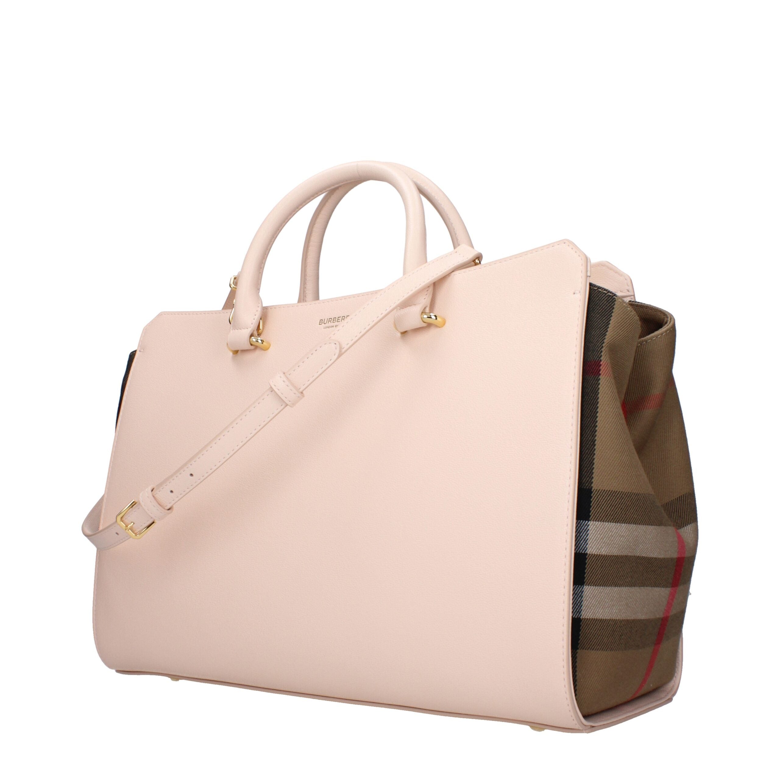 Pink Leather Handbag